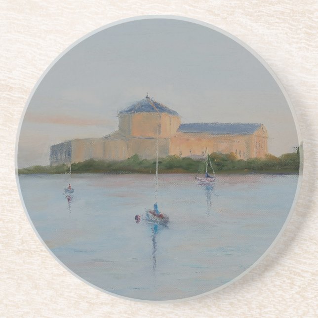 Sonnenuntergang am shedd getränkeuntersetzer (Vorne)