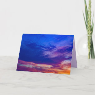 Sonnenuntergang am Strand 3 Grußkarte Karte