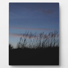 Sonnenuntergang am Strand Fotoplatte