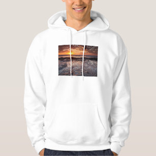 Sonnenuntergang am Strand, Kalifornien Hoodie