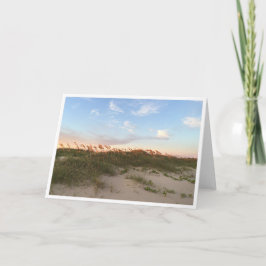 Sonnenuntergang am Strand Karte