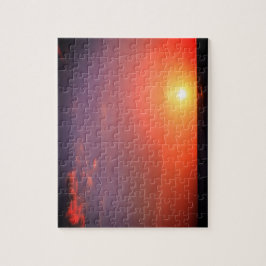 Sonnenuntergang am Strand Puzzle