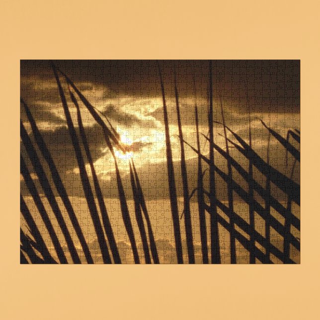 Sonnenuntergang am Strand Puzzle (Sunset at the Beach 1000 Piece Jigsaw Puzzle)