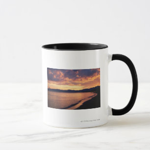 Sonnenuntergang am Strand Tasse