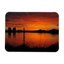 Sonnenuntergang am Strand von Pensacola