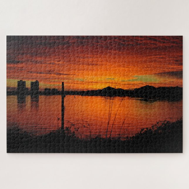 Sonnenuntergang am Strand von Pensacola Puzzle (Horizontal)