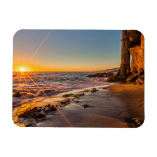 Sonnenuntergang am Victoria Beach 2 Magnet