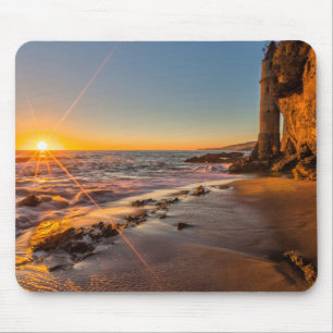 Sonnenuntergang am Victoria Beach 2 Mousepad