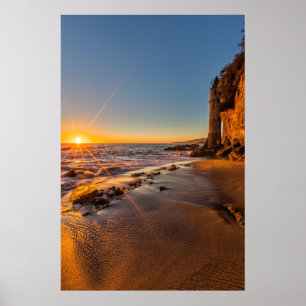 Sonnenuntergang am Victoria Beach 2 Poster