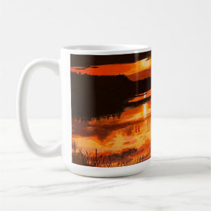 Sonnenuntergang an den Everglades, von Gary Poling Kaffeetasse