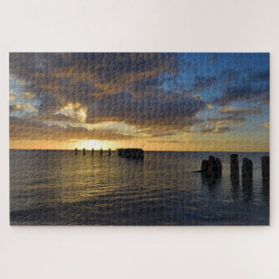 Sonnenuntergang an der Golfküste - 20x30 - 1014 St Puzzle