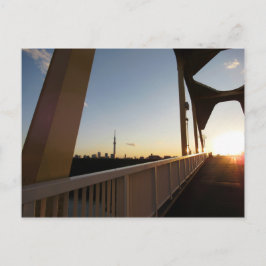 Sonnenuntergang an der Horikirihinan-Brücke: Tokio Postkarte