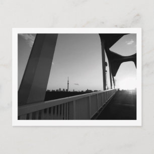 Sonnenuntergang an der Horikirihinan-Brücke: Tokyo Postkarte