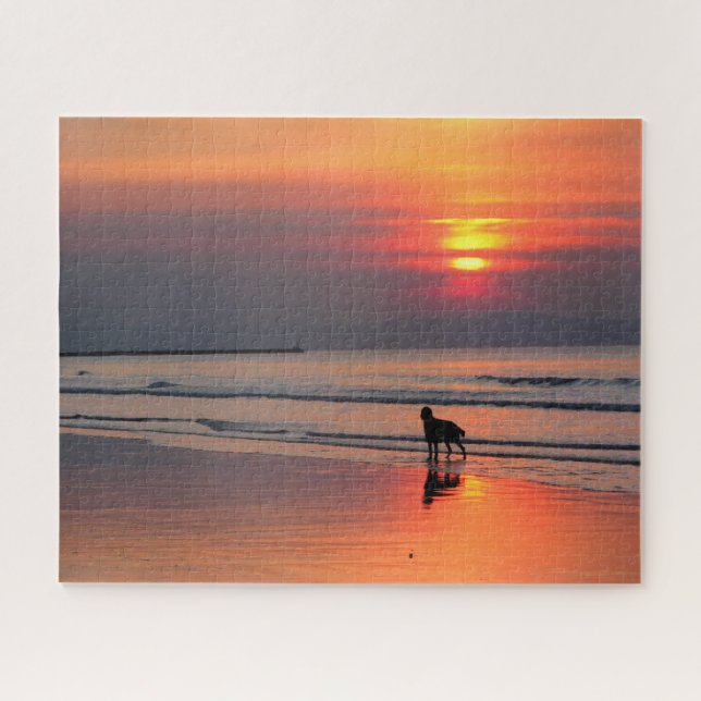Sonnenuntergang an der Irischen See - 16x20 - 520  Puzzle (Horizontal)