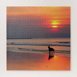 Sonnenuntergang an der Irischen See - 20x20 - 676  Puzzle