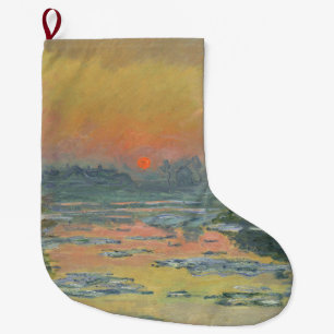 Sonnenuntergang an der Seine im Winter (Claude Mon Großer Weihnachtsstrumpf