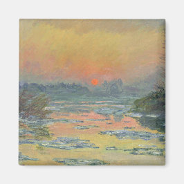 Sonnenuntergang an der Seine im Winter (Claude Mon Magnet