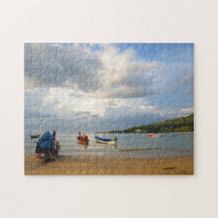 Sonnenuntergang. Andamanensee, Thailand Puzzle