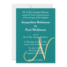 Sonnenuntergang Aquamarines grünes Gold Monogramm