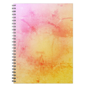 Sonnenuntergang Aquarell Spiralblock Notizblock