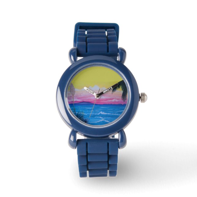 Sonnenuntergang Armbanduhr (Vorderseite)