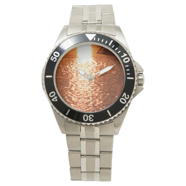 Sonnenuntergang Armbanduhr (Vorderseite)