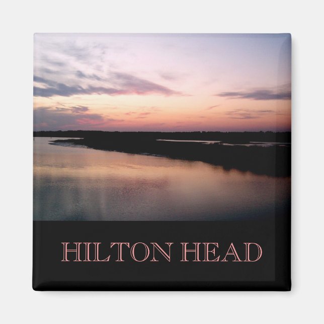 Sonnenuntergang auf Broad Creek Magnet (Vorne)