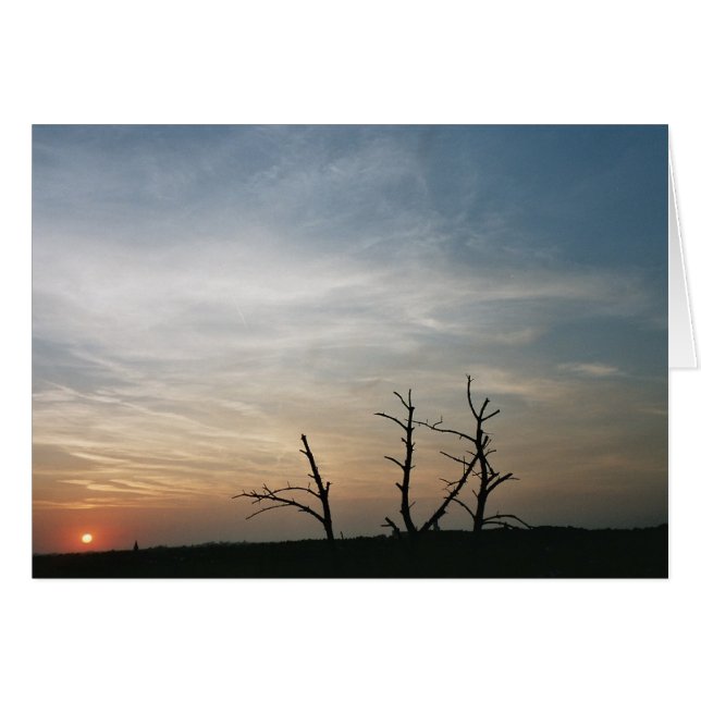 Sonnenuntergang auf dem Berg St. Pieter (Vorderseite (Horizontal))