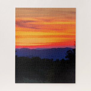 Sonnenuntergang auf dem Blue Ridge Parkway Puzzle