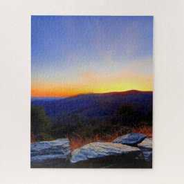 Sonnenuntergang auf dem Blue Ridge Parkway Puzzle