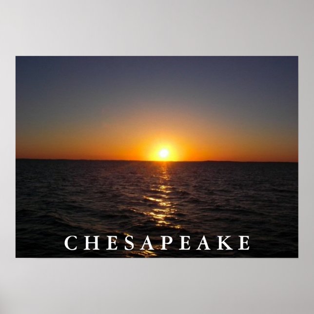 Sonnenuntergang auf dem Chesapeake Poster (Vorne)