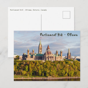 Sonnenuntergang auf dem Parliament Hill - Ottawa Postkarte