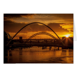 Sonnenuntergang auf dem Tyne