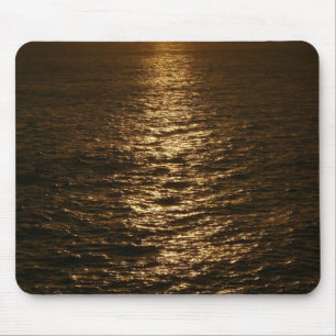 Sonnenuntergang auf dem Wasser Abstrakte Meeresfot Mousepad