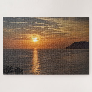 Sonnenuntergang auf den Cinque Terre, Italien - 20 Puzzle