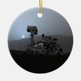 Sonnenuntergang auf den Mars Neugier Rover Keramik Ornament