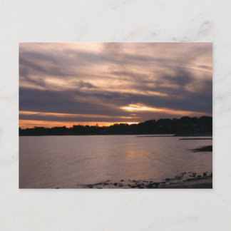 Sonnenuntergang auf der Insel Sherwood Postkarte