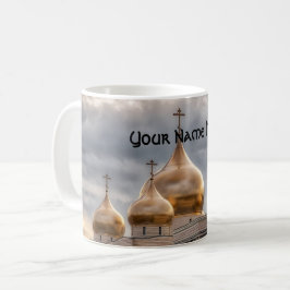 Sonnenuntergang auf der russisch-orthodoxen Kathed Kaffeetasse