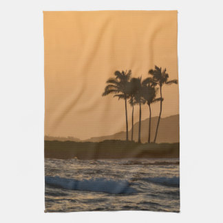 Sonnenuntergang auf Kauai Handtuch