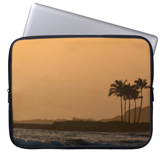 Sonnenuntergang auf Kauai Laptopschutzhülle (Vorderseite)