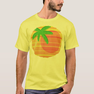 Sonnenuntergang auf Maui-Oval T-Shirt