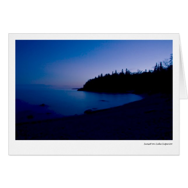 Sonnenuntergang auf Oberem See (Vorderseite (Horizontal))