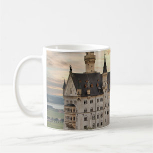 Sonnenuntergang auf Schloss Neuschwanstein, Deutsc Kaffeetasse