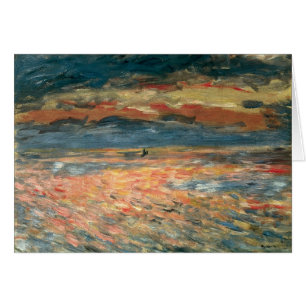 Sonnenuntergang auf See durch Pierre Renoir, Vinta