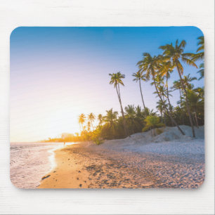 Sonnenuntergang auf tropischer Dominikanischer Mousepad
