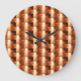 Sonnenuntergang auf Wasser Große Wanduhr