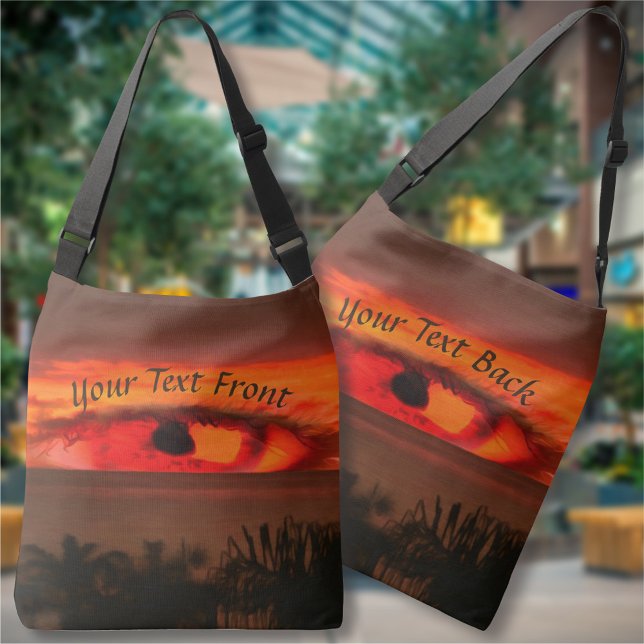 Sonnenuntergang Auge 2106 Tragetaschen Mit Langen Trägern (Von Creator hochgeladen)