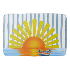 Sonnenuntergang Badematte