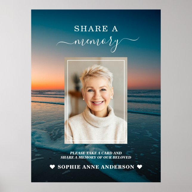 Sonnenuntergang Beerdigung im Ozean - gemeinsame E Poster (Vorne)