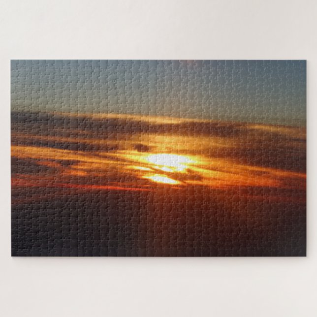 Sonnenuntergang bei 3000ft Jigsaw Puzzle (Horizontal)